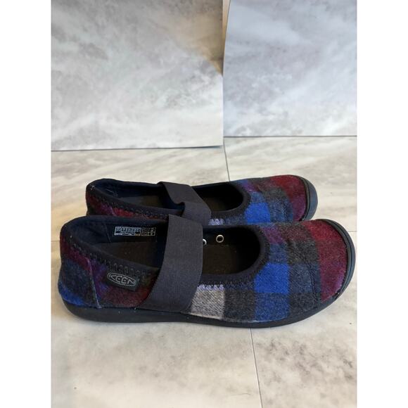 KEEN Outdoor Women's Sienna Mary Jane Plaid Casual Shoes Multi/Black Size 7 - Picture 5 of 7